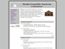 Tablet Screenshot of czerwionka.luteranie.pl