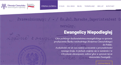 Desktop Screenshot of cieszynska.luteranie.pl