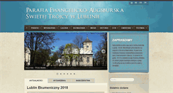 Desktop Screenshot of lublin.luteranie.pl
