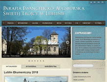 Tablet Screenshot of lublin.luteranie.pl