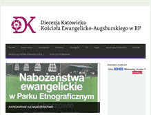 Tablet Screenshot of diec.katowicka.luteranie.pl