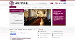 Desktop Screenshot of luteranie.pl
