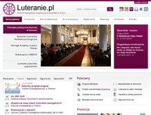 Tablet Screenshot of luteranie.pl