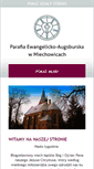 Mobile Screenshot of miechowice.luteranie.pl