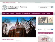 Tablet Screenshot of miechowice.luteranie.pl