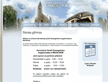Tablet Screenshot of mikolow.luteranie.pl
