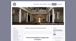 Desktop Screenshot of gizycko.luteranie.pl