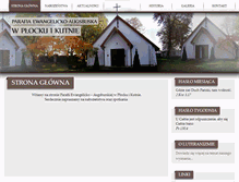 Tablet Screenshot of plock.luteranie.pl